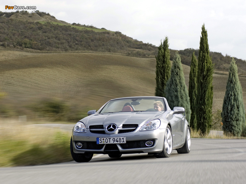 Mercedes-Benz SLK 200 Kompressor (R171) 2008–11 pictures (800 x 600)