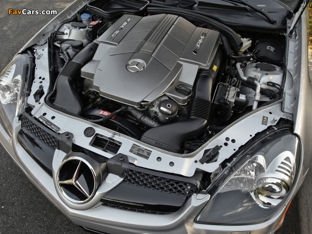 Mercedes-Benz SLK 55 AMG US-spec (R171) 2008–11 wallpapers (640 x 480)