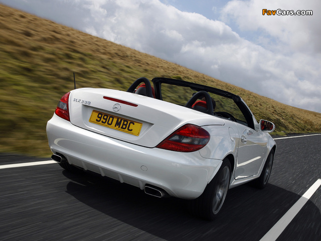 Mercedes-Benz SLK 280 UK-spec (R171) 2008–11 wallpapers (640 x 480)