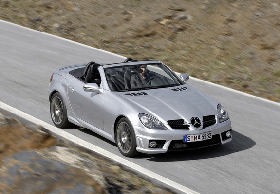 Mercedes-Benz SLK 55 AMG (R171) 2008–11 wallpapers