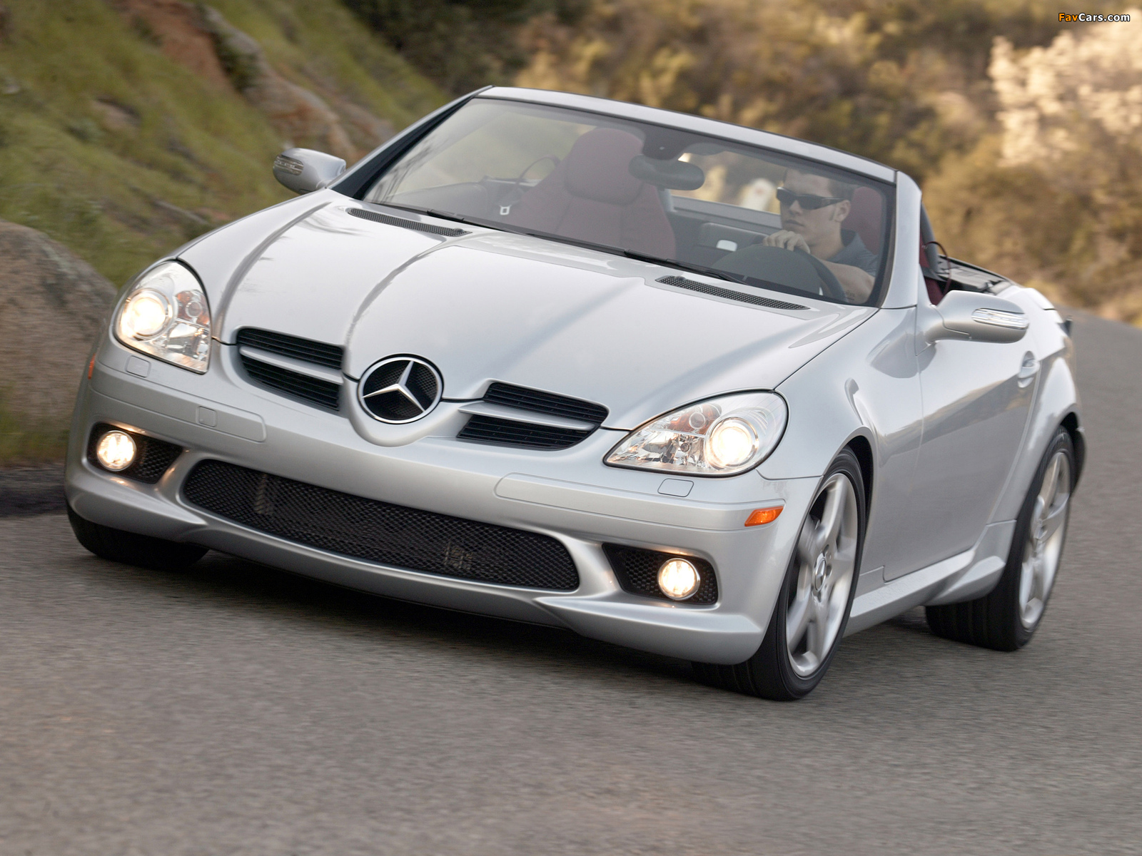 Mercedes-Benz SLK 350 Sports Package US-spec (R171) 2008–11 wallpapers (1600 x 1200)