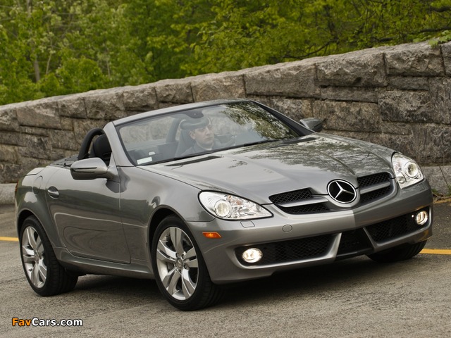 Mercedes-Benz SLK 350 US-spec (R171) 2008–11 wallpapers (640 x 480)