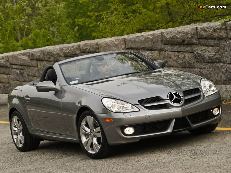 Mercedes-Benz SLK 350 US-spec (R171) 2008–11 wallpapers (800 x 600)