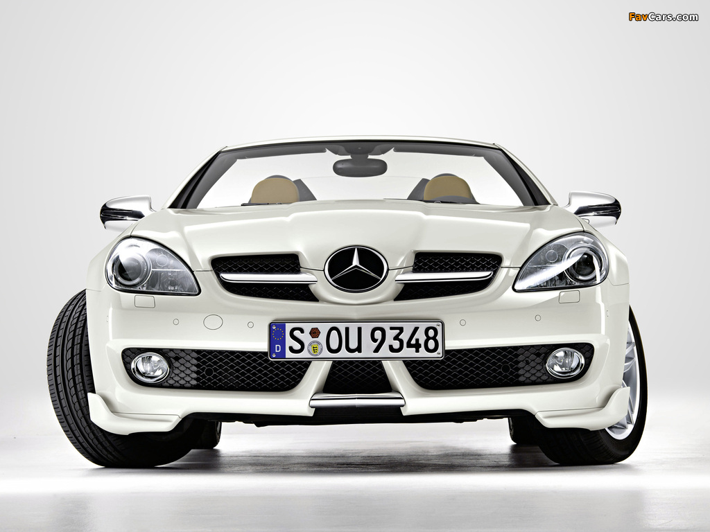 Mercedes-Benz SLK 350 (R171) 2008–11 wallpapers (1024 x 768)