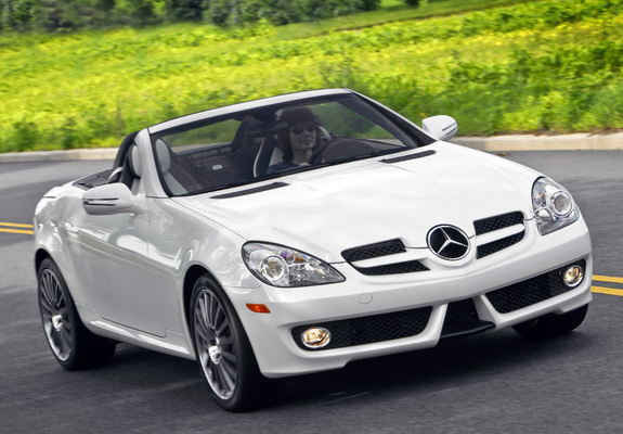 Mercedes-Benz SLK 300 Diamond White Edition US-spec (R171) 2009 wallpapers