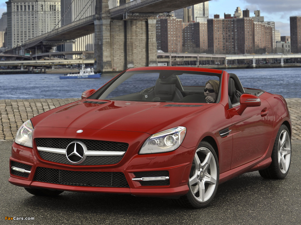 Mercedes-Benz SLK 350 AMG Sports Package US-spec (R172) 2011 pictures (1024 x 768)