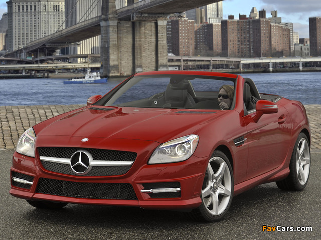 Mercedes-Benz SLK 350 AMG Sports Package US-spec (R172) 2011 pictures (640 x 480)