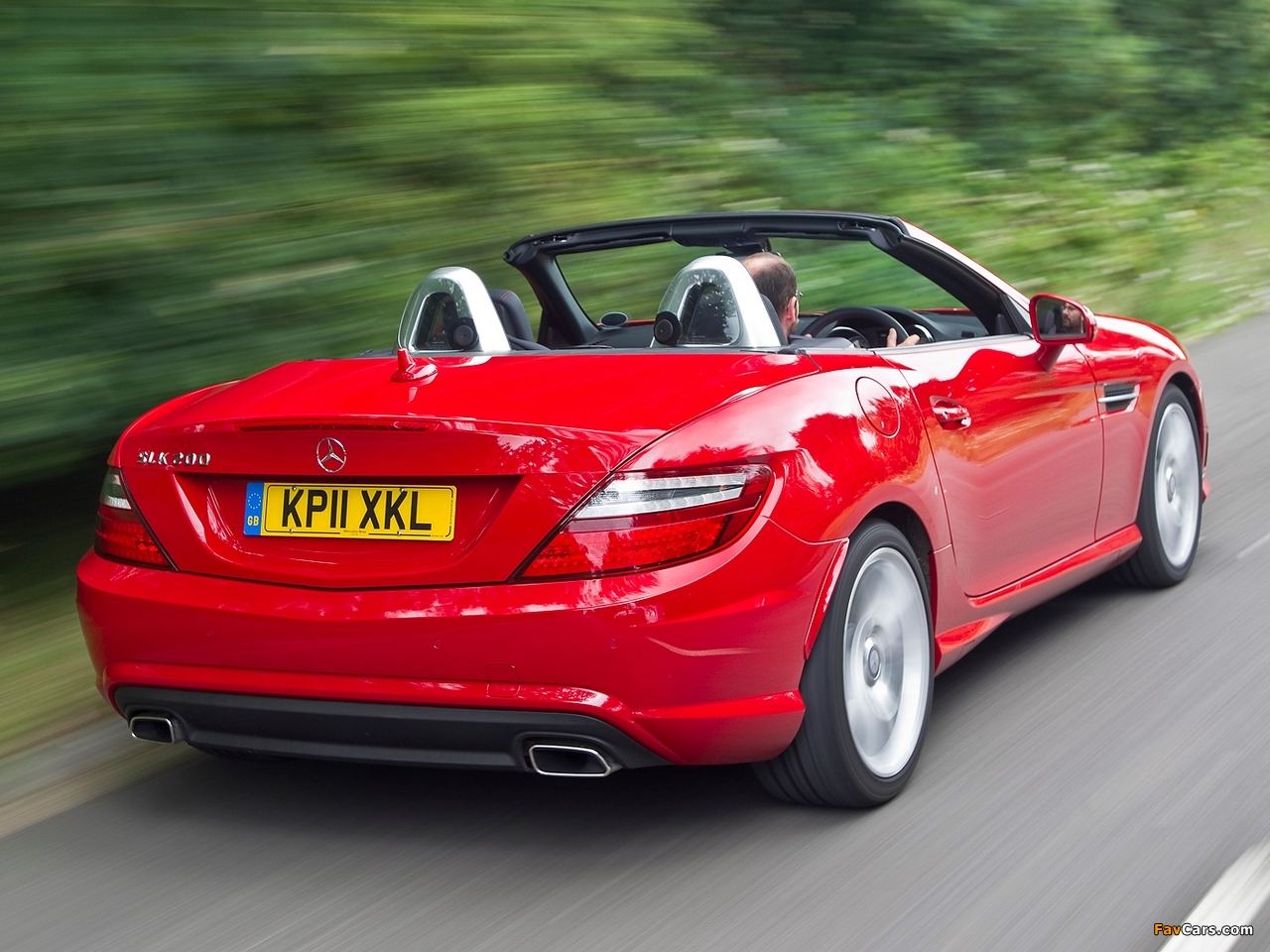 Mercedes-Benz SLK 200 AMG Sports Package UK-spec (R172) 2011 pictures (1280 x 960)