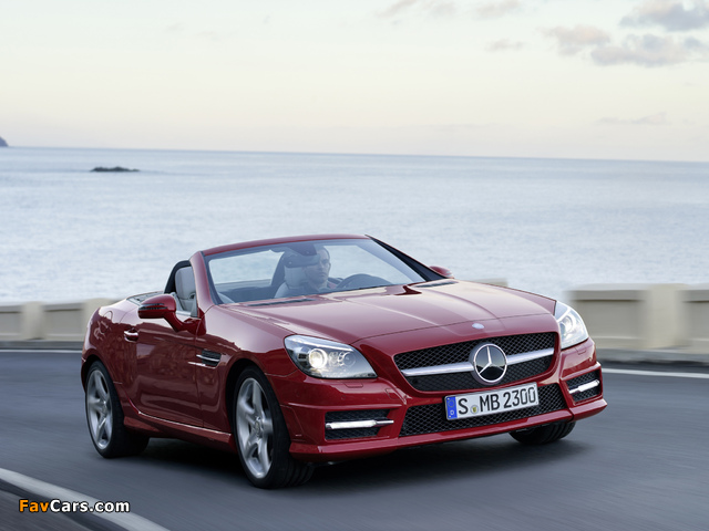 Mercedes-Benz SLK 350 AMG Sports Package (R172) 2011 wallpapers (640 x 480)