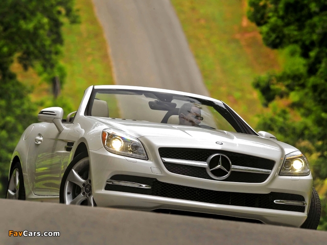 Mercedes-Benz SLK 350 US-spec (R172) 2011 wallpapers (640 x 480)