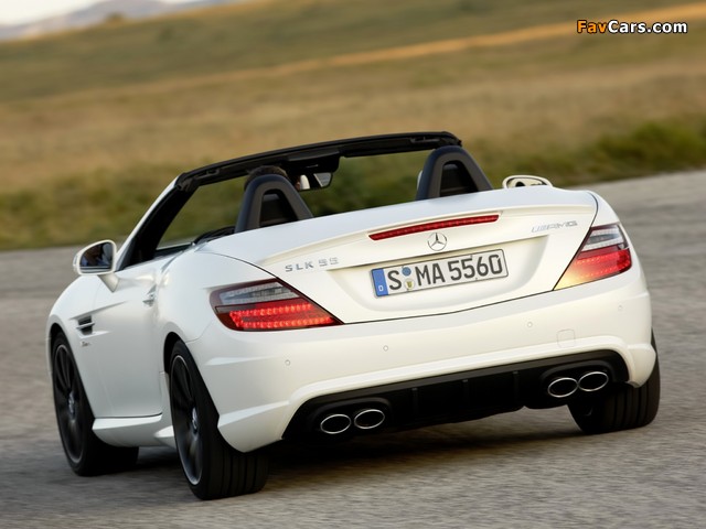 Mercedes-Benz SLK 55 AMG (R172) 2011 wallpapers (640 x 480)