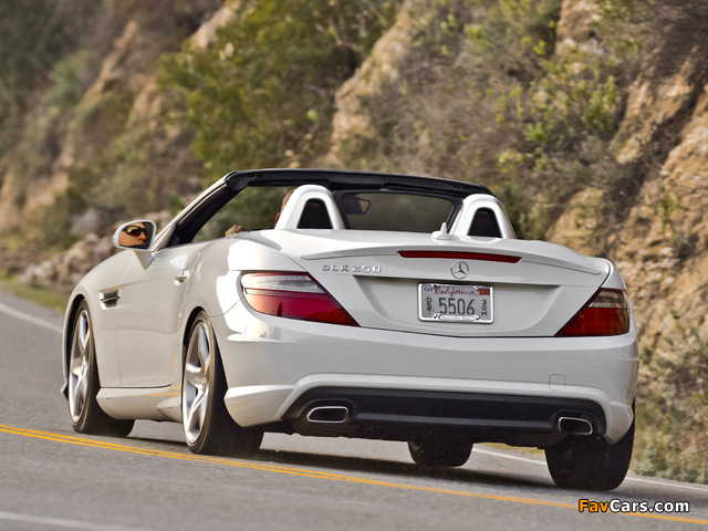 Mercedes-Benz SLK 250 AMG Sports Package US-spec (R172) 2011 wallpapers (640 x 480)