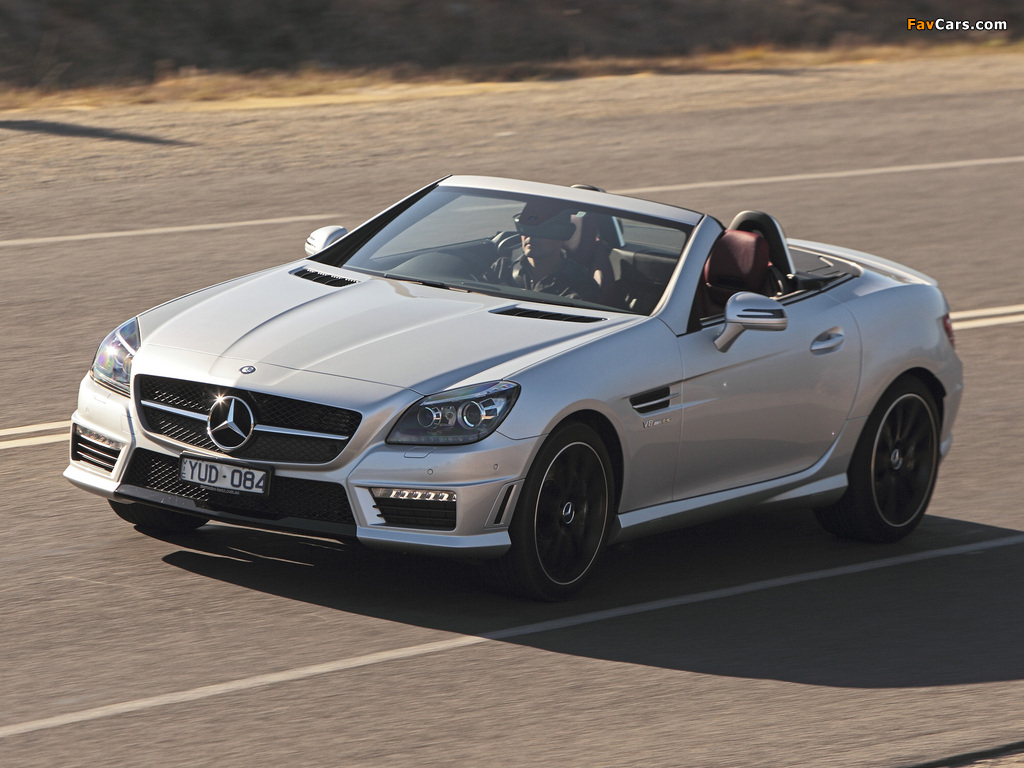 Mercedes-Benz SLK 55 AMG AU-spec (R172) 2012 images (1024 x 768)