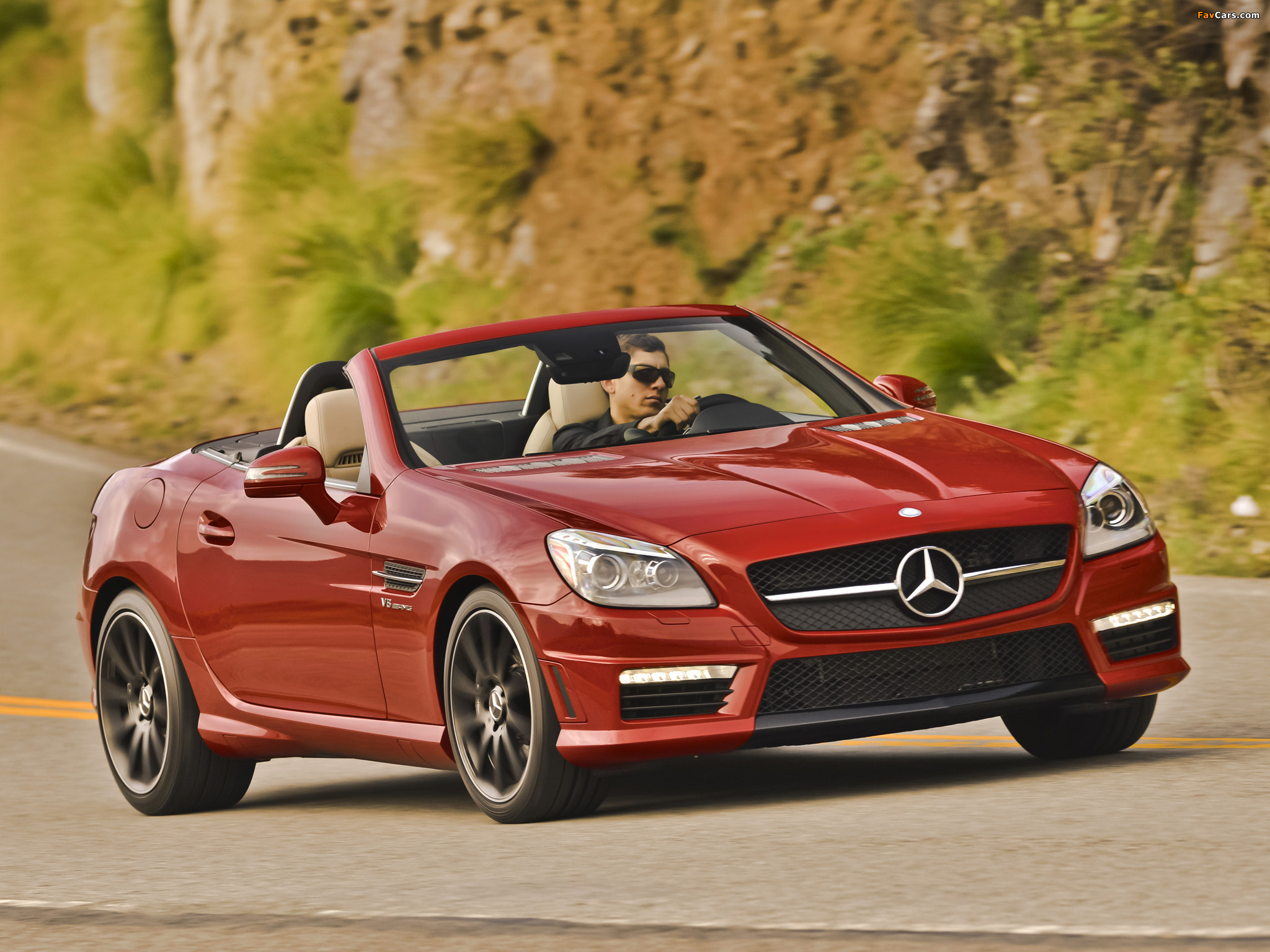 Mercedes-Benz SLK 55 AMG US-spec (R172) 2012 photos (2048 x 1536)