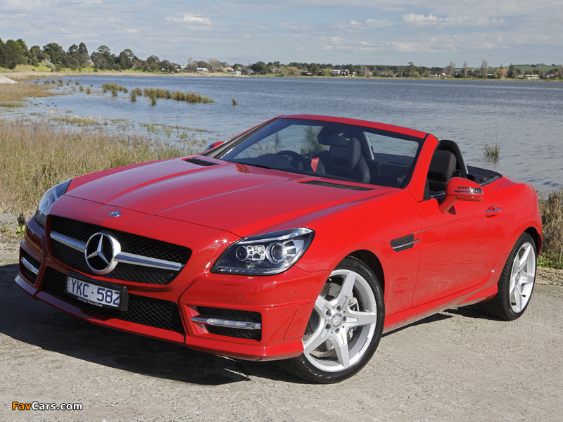 Mercedes-Benz SLK 350 AMG Sports Package AU-spec (R172) 2012 pictures (800 x 600)