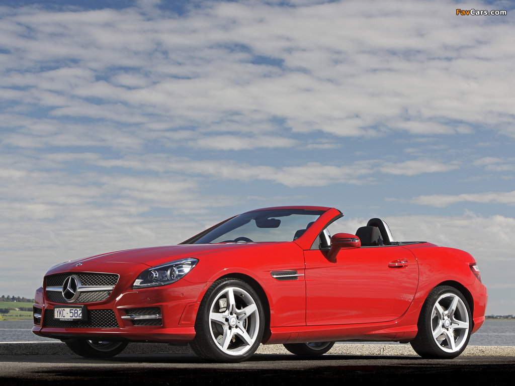 Mercedes-Benz SLK 350 AMG Sports Package AU-spec (R172) 2012 pictures (1024 x 768)