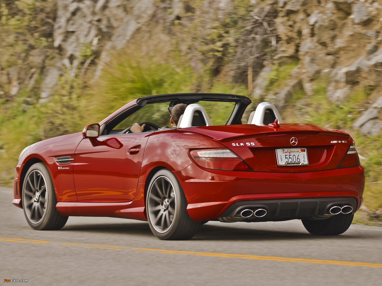 Mercedes-Benz SLK 55 AMG US-spec (R172) 2012 pictures (1600 x 1200)