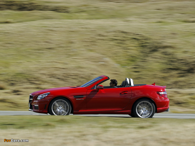 Mercedes-Benz SLK 55 AMG UK-spec (R172) 2012 wallpapers (800 x 600)