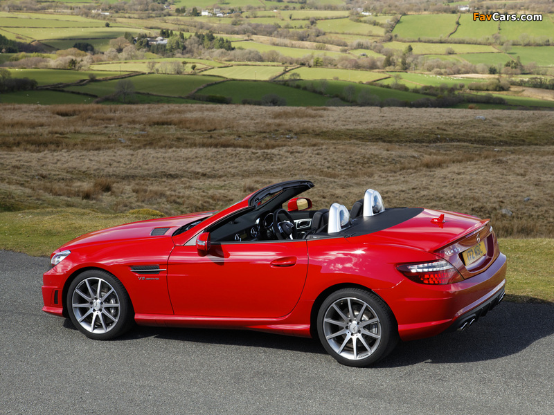 Mercedes-Benz SLK 55 AMG UK-spec (R172) 2012 wallpapers (800 x 600)