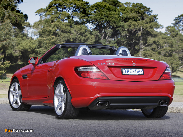 Mercedes-Benz SLK 350 AMG Sports Package AU-spec (R172) 2012 wallpapers (640 x 480)