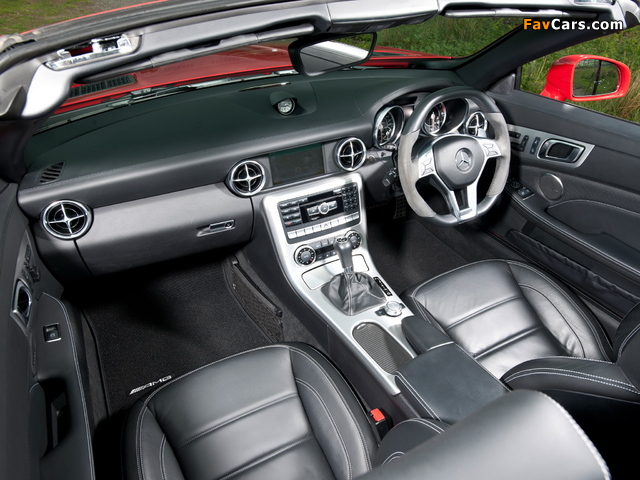 Mercedes-Benz SLK 55 AMG UK-spec (R172) 2012 wallpapers (640 x 480)