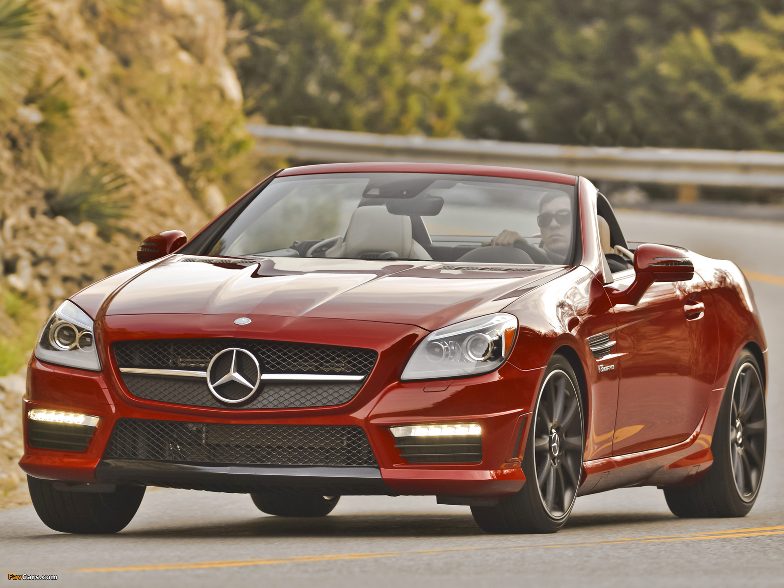 Mercedes-Benz SLK 55 AMG US-spec (R172) 2012 wallpapers (1600 x 1200)