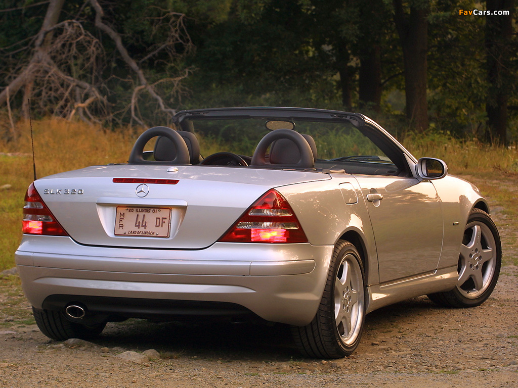 Photos of Mercedes-Benz SLK 320 Sports Package US-spec (R170) 2000–04 (1024 x 768)