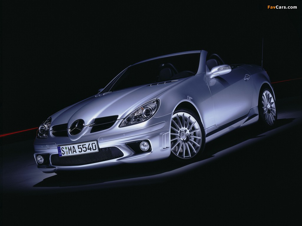 Photos of Mercedes-Benz SLK 55 AMG (R171) 2004–08 (1024 x 768)
