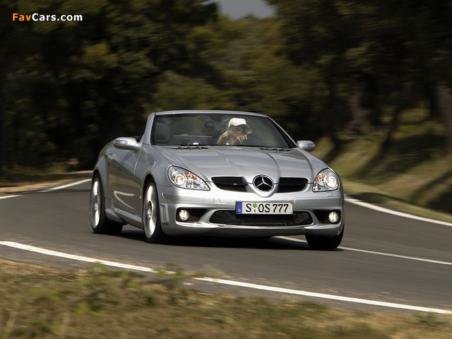 Photos of Mercedes-Benz SLK 55 AMG (R171) 2004–08 (640 x 480)