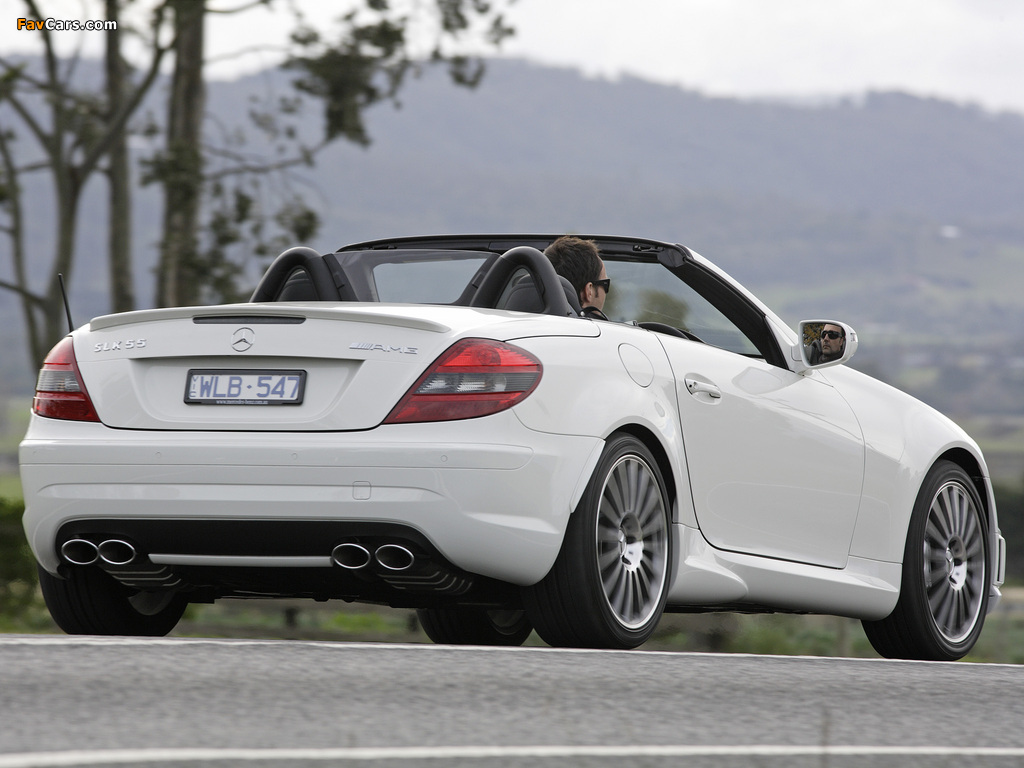 Photos of Mercedes-Benz SLK 55 AMG AU-spec (R171) 2008–11 (1024 x 768)