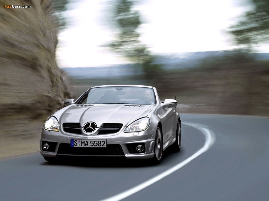 Photos of Mercedes-Benz SLK 55 AMG (R171) 2008–11 (1024 x 768)