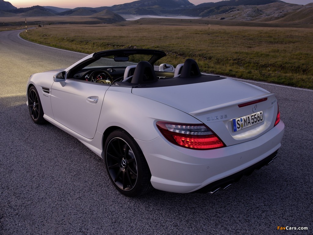 Photos of Mercedes-Benz SLK 55 AMG (R172) 2011 (1024 x 768)