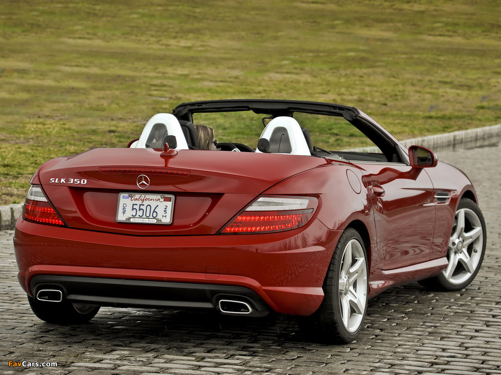 Photos of Mercedes-Benz SLK 350 AMG Sports Package US-spec (R172) 2011 (1024 x 768)