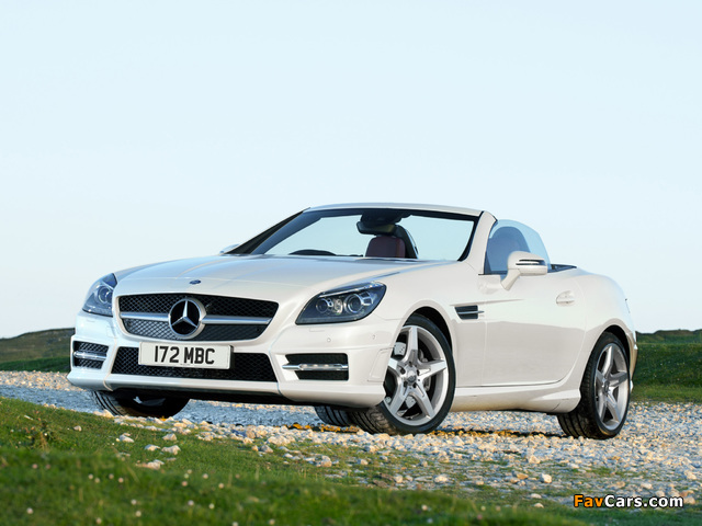 Photos of Mercedes-Benz SLK 250 AMG Sports Package UK-spec (R172) 2012 (640 x 480)