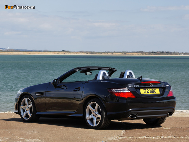 Photos of Mercedes-Benz SLK 250 CDI AMG Sports Package UK-spec (R172) 2012 (640 x 480)