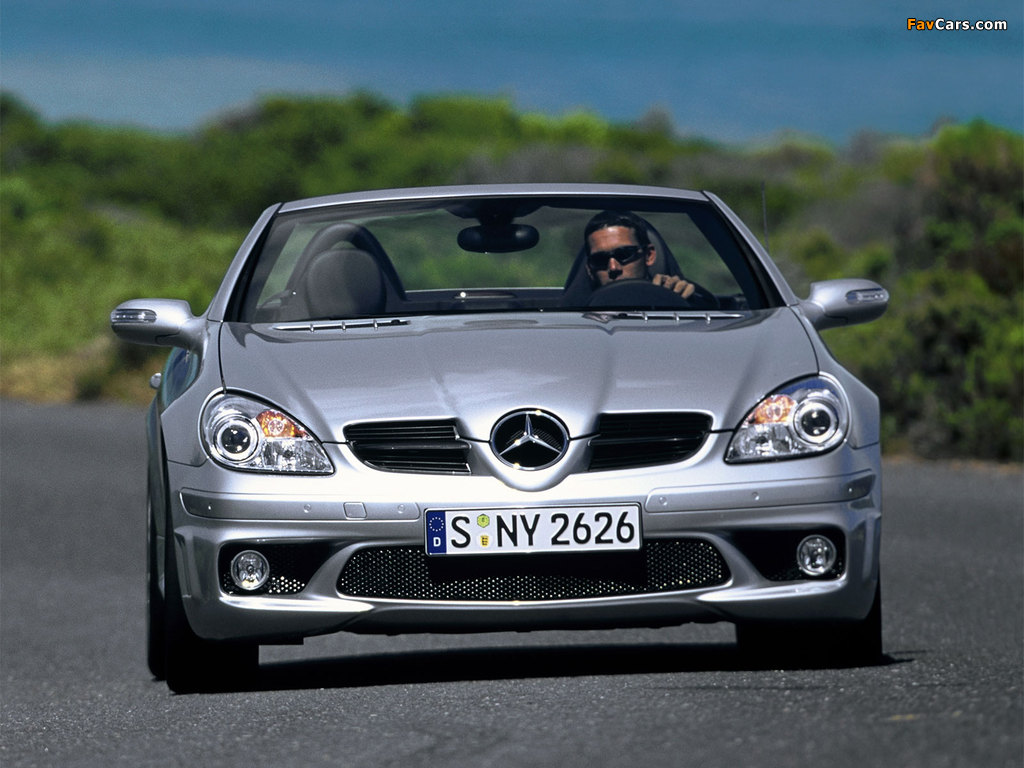 Pictures of Mercedes-Benz SLK 55 AMG (R171) 2004–08 (1024 x 768)