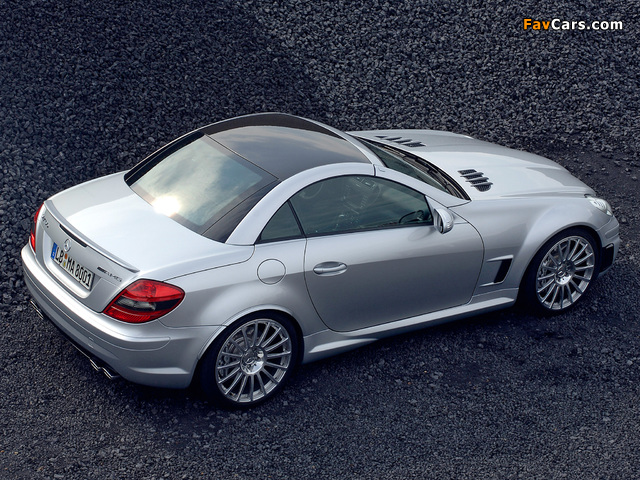 Pictures of Mercedes-Benz SLK 55 AMG Black Series (R171) 2006–08 (640 x 480)