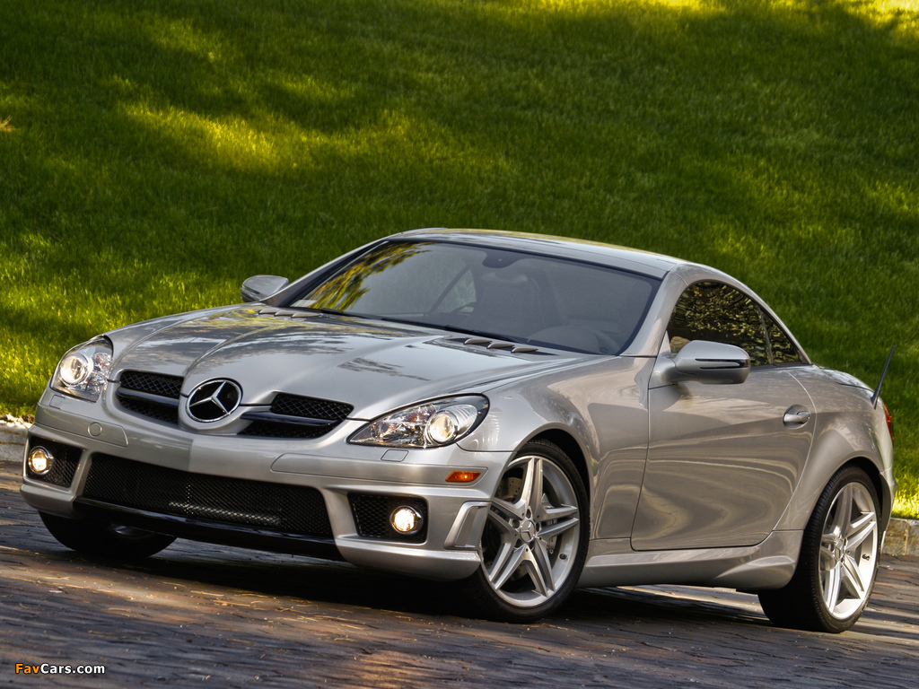 Pictures of Mercedes-Benz SLK 55 AMG US-spec (R171) 2008–11 (1024 x 768)