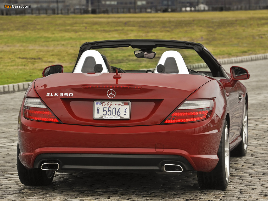 Pictures of Mercedes-Benz SLK 350 AMG Sports Package US-spec (R172) 2011 (1024 x 768)