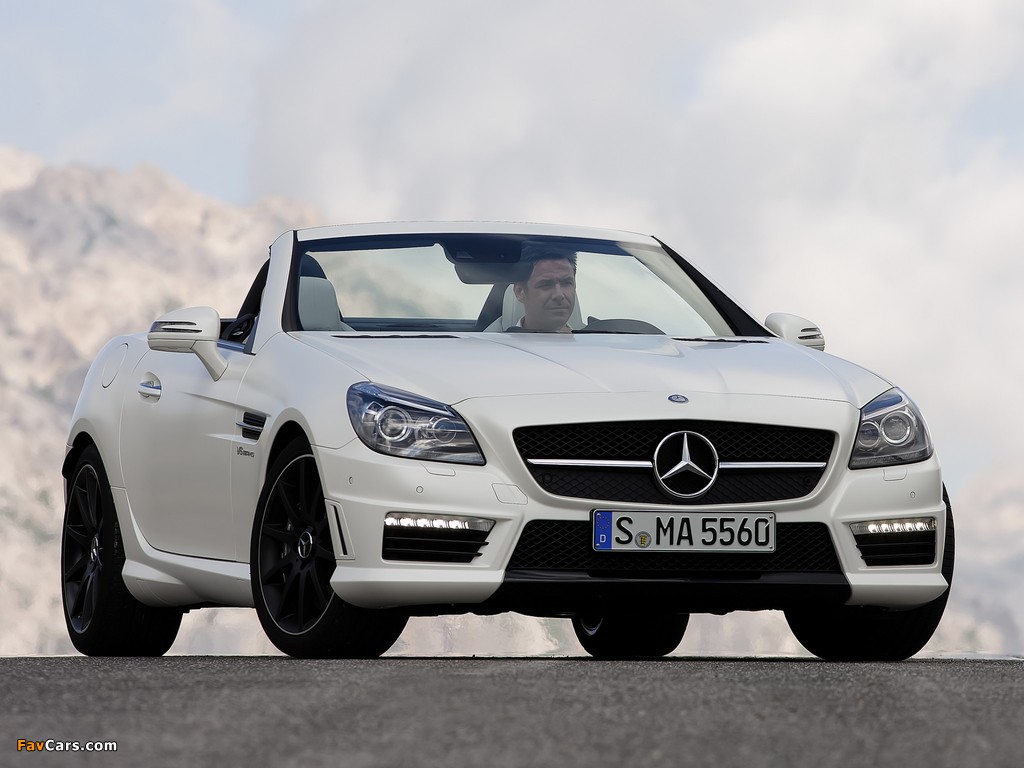 Pictures of Mercedes-Benz SLK 55 AMG (R172) 2011 (1024 x 768)