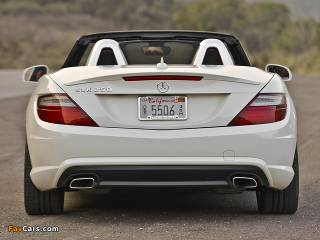 Pictures of Mercedes-Benz SLK 250 AMG Sports Package US-spec (R172) 2011 (640 x 480)