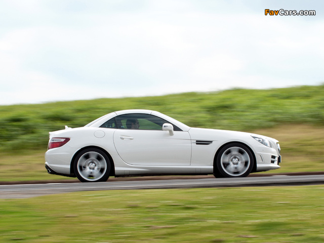 Pictures of Mercedes-Benz SLK 250 AMG Sports Package UK-spec (R172) 2012 (640 x 480)