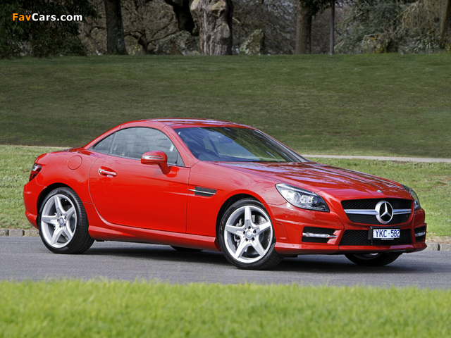 Pictures of Mercedes-Benz SLK 350 AMG Sports Package AU-spec (R172) 2012 (640 x 480)