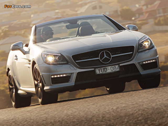 Pictures of Mercedes-Benz SLK 55 AMG AU-spec (R172) 2012 (640 x 480)