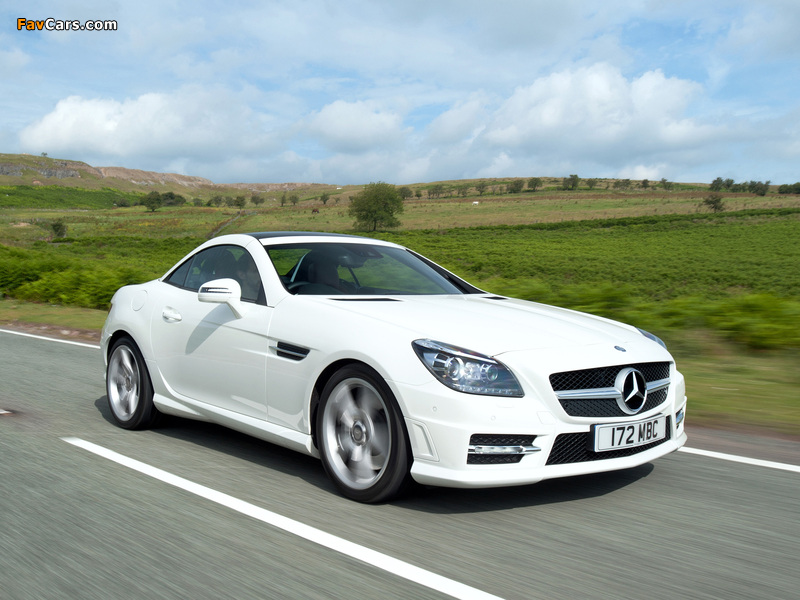 Pictures of Mercedes-Benz SLK 250 AMG Sports Package UK-spec (R172) 2012 (800 x 600)