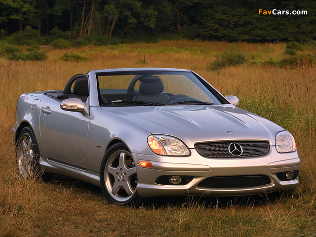 Mercedes-Benz SLK 320 Sports Package US-spec (R170) 2000–04 wallpapers (640 x 480)