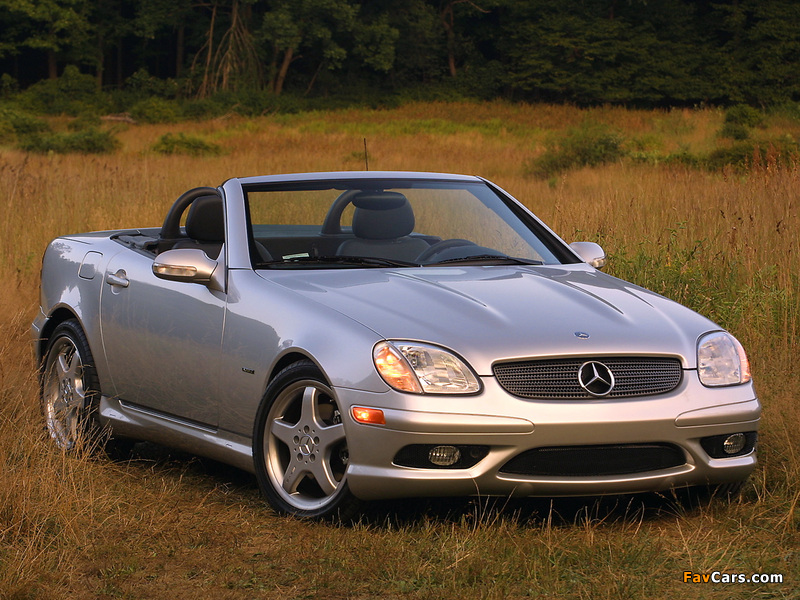 Mercedes-Benz SLK 320 Sports Package US-spec (R170) 2000–04 wallpapers (800 x 600)
