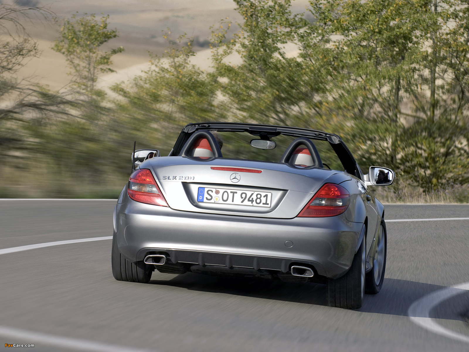 Mercedes-Benz SLK 200 Kompressor (R171) 2008–11 wallpapers (1600 x 1200)