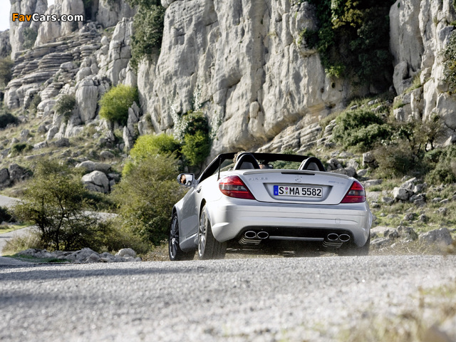 Mercedes-Benz SLK 55 AMG (R171) 2008–11 wallpapers (640 x 480)