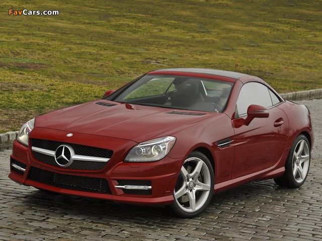 Mercedes-Benz SLK 350 AMG Sports Package US-spec (R172) 2011 wallpapers (640 x 480)